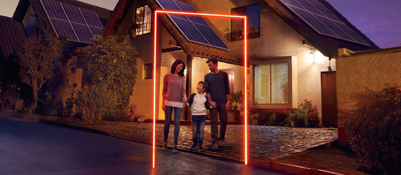 Energía solar a domicilio 